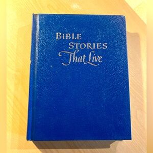 Blue Hardcover Book - Bible Stories That Live